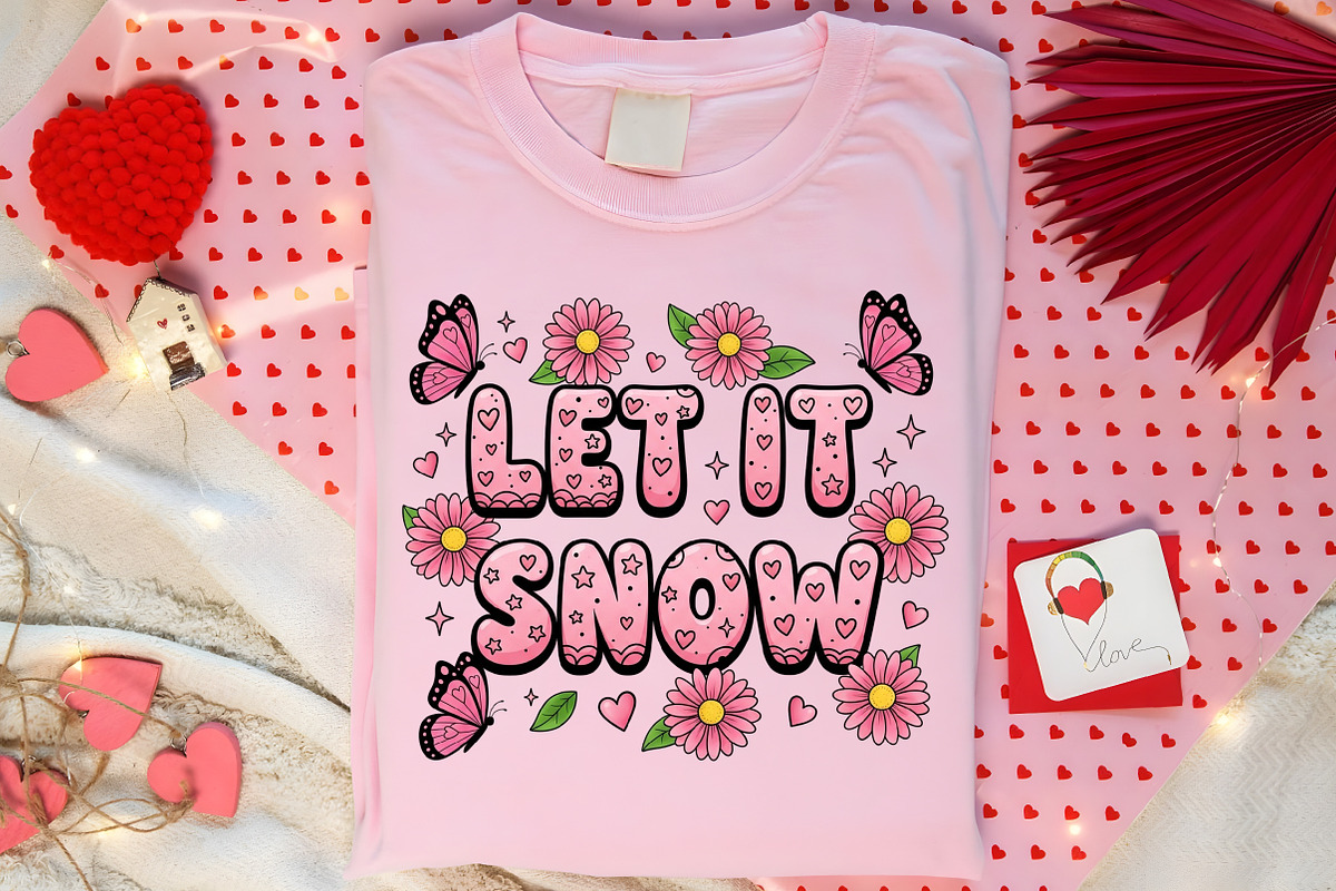 Let It Snow Png, Christmas, an Illustration by Canvas Craft (Photo 7 of 7)