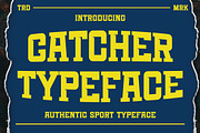 Carcher - Authentic Sport Font, a Script Font by AQR Studio (Thumbnail 1 of 9)