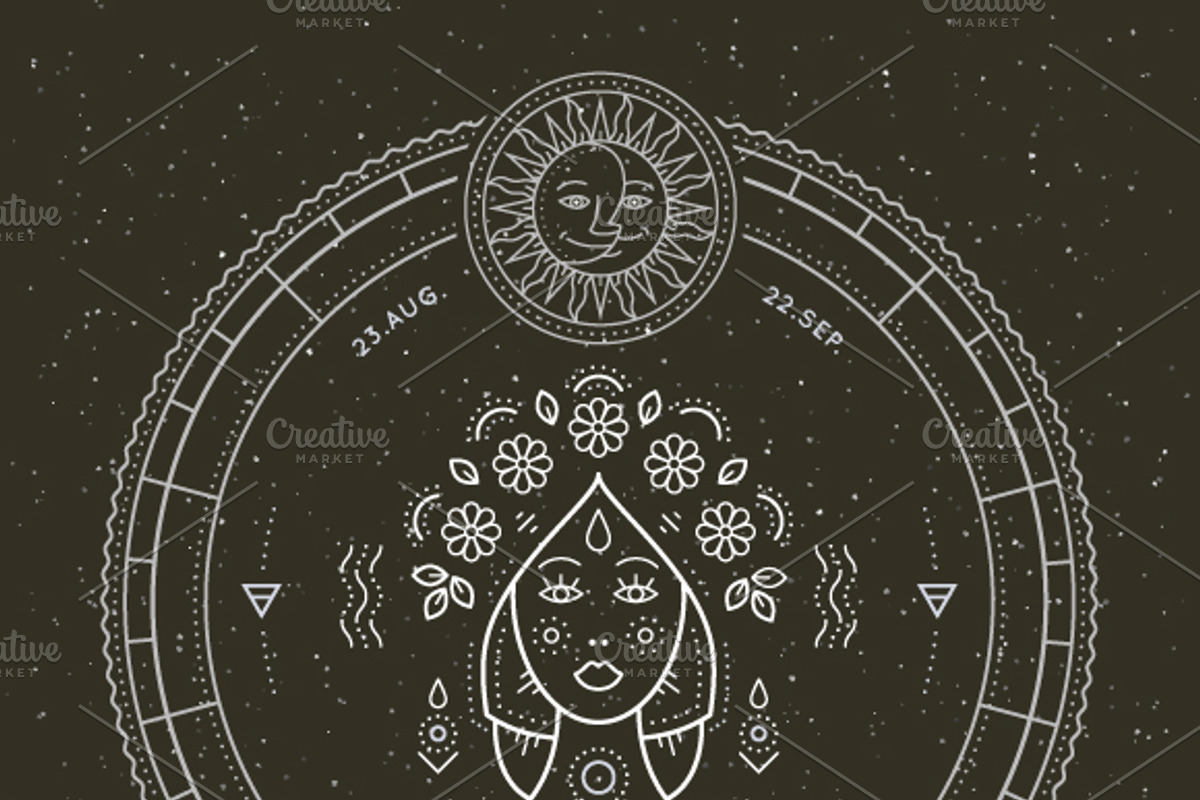 ♍ Virgo Zodiac Symbol, an Object Graphic by painterr (Photo 2 of 2)