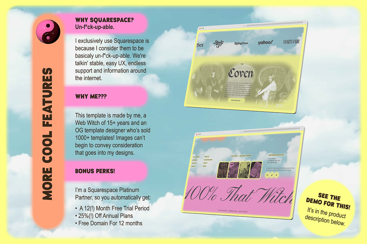 CHAMELEON Squarespace Template, a Squarespace Template by PEARLER (Photo 8 of 11)