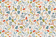 Fall Foliage Seamless Vector Pattern, a Pattern Graphic by origamiprints (Thumbnail 2 of 2)