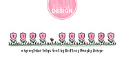 Tidy Tulips, a Handwritten Font by Brittney Murphy Design (Thumbnail 1 of 2)