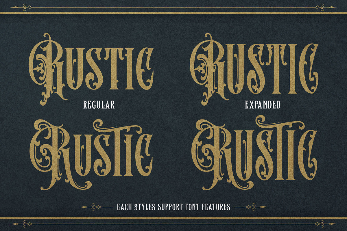Master Rumble Victorian Typeface, a Blackletter Font by alit design (Photo 20 of 25)
