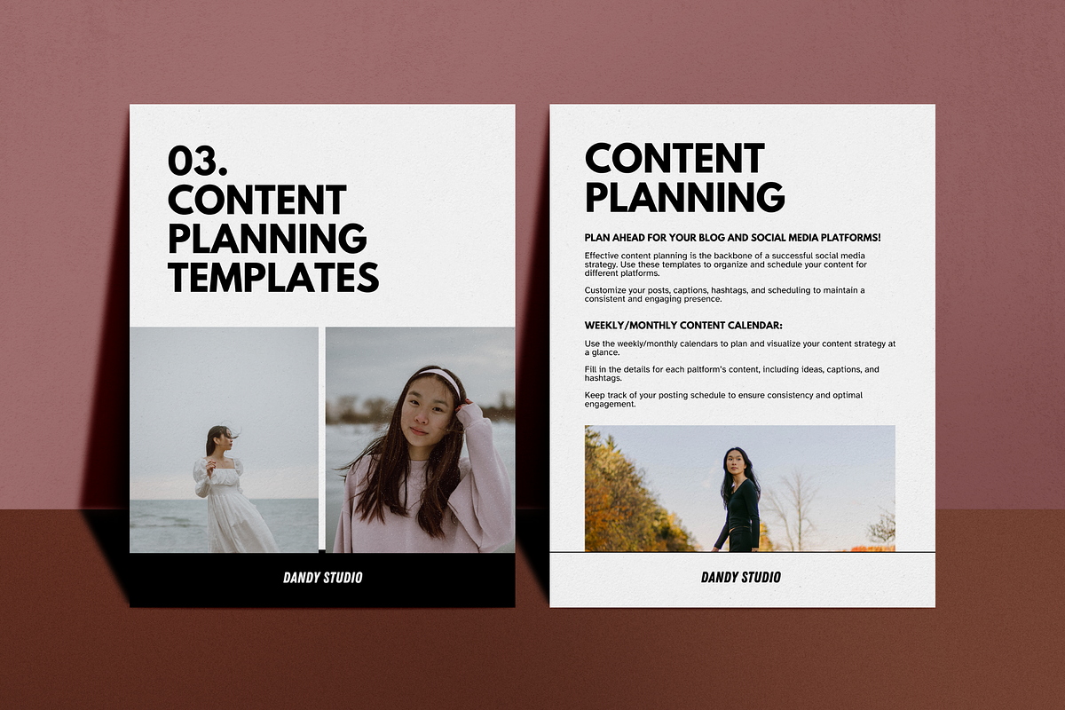 Brand Strategy Workbook for Canva, a Marketing Template by Dandy Studio (Photo 5 of 7)