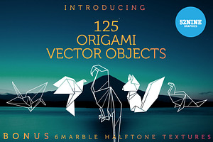 Origami Vector Objects + Bonus!