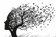Tree Woman Laser Cut Bundle, a Graphic by Creativeshirt (Thumbnail 7 of 11)