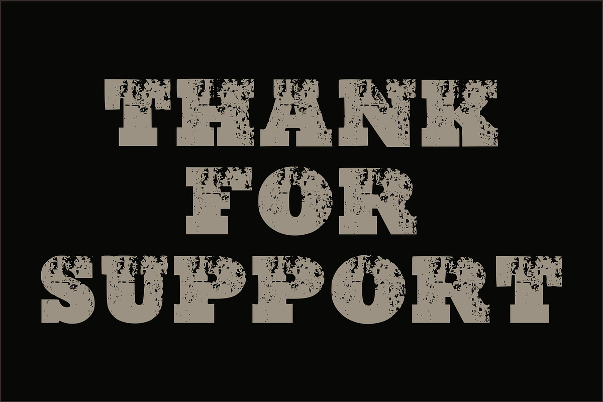 Metal Vintage – Grunge Font, a Slab Serif Font by Limited.studio (Photo 4 of 4)