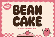 Bean Cake - Playful Display Font, a Sans Serif Font by Gumrega Studio (Thumbnail 1 of 8)