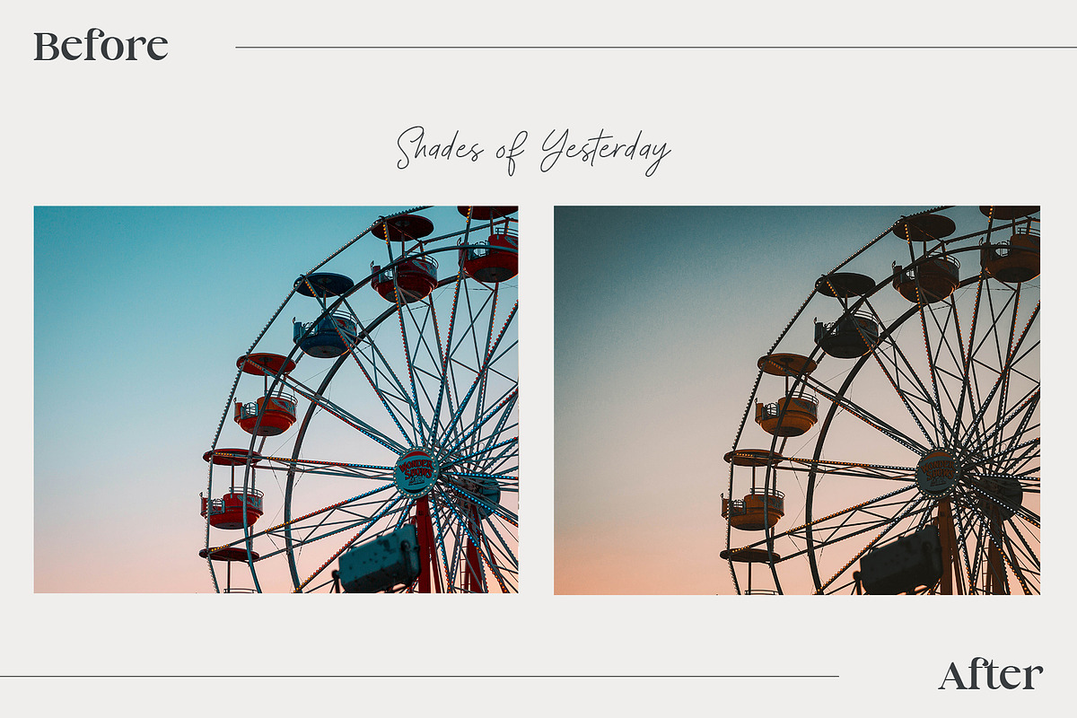 35 Nostalgia Lightroom Presets, a Preset Add-On by ThemeTango (Photo 4 of 9)