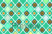 Moroccan digital paper 'Casablanca', a Pattern Graphic by Kiwi Fruit Punch (Thumbnail 2 of 3)