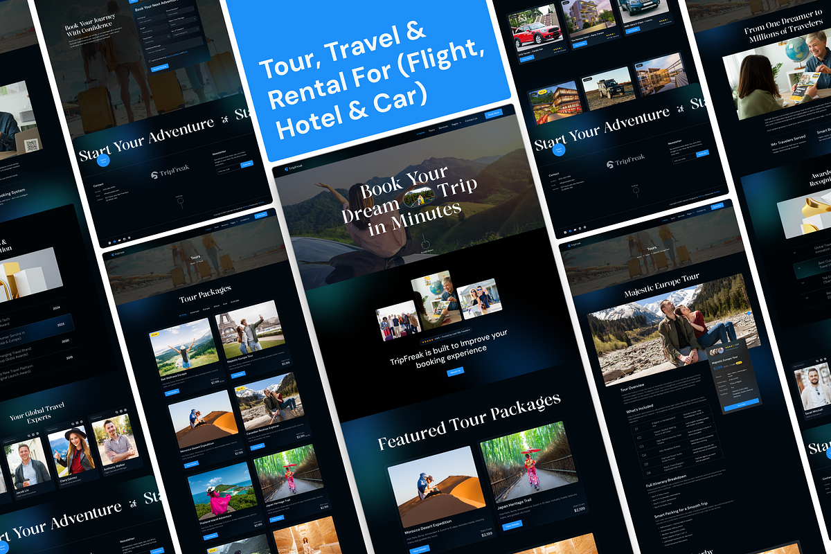 TripFreak - Travel HTML Template, a HTML Template by TNCFlow (Photo 2 of 5)