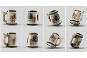 Wooden Beer Mug Mock-Up, a Product Mockup by DesignRushMarket (Thumbnail 1 of 9)