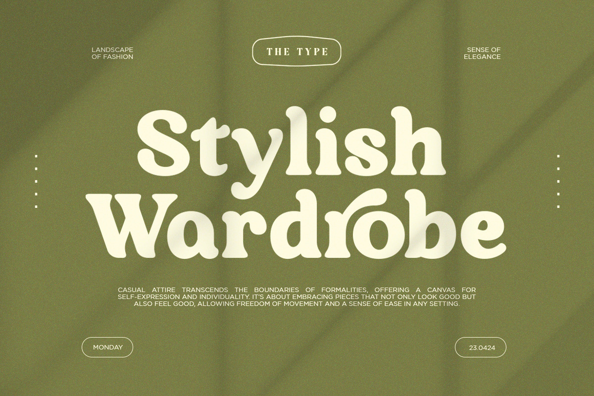 Kairo - Stylized Rounded Font, a Serif Font by The_Type (Photo 5 of 12)