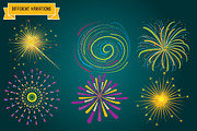 55 Fireworks Set, a Graphic by LTNG STUDIO (Thumbnail 3 of 3)