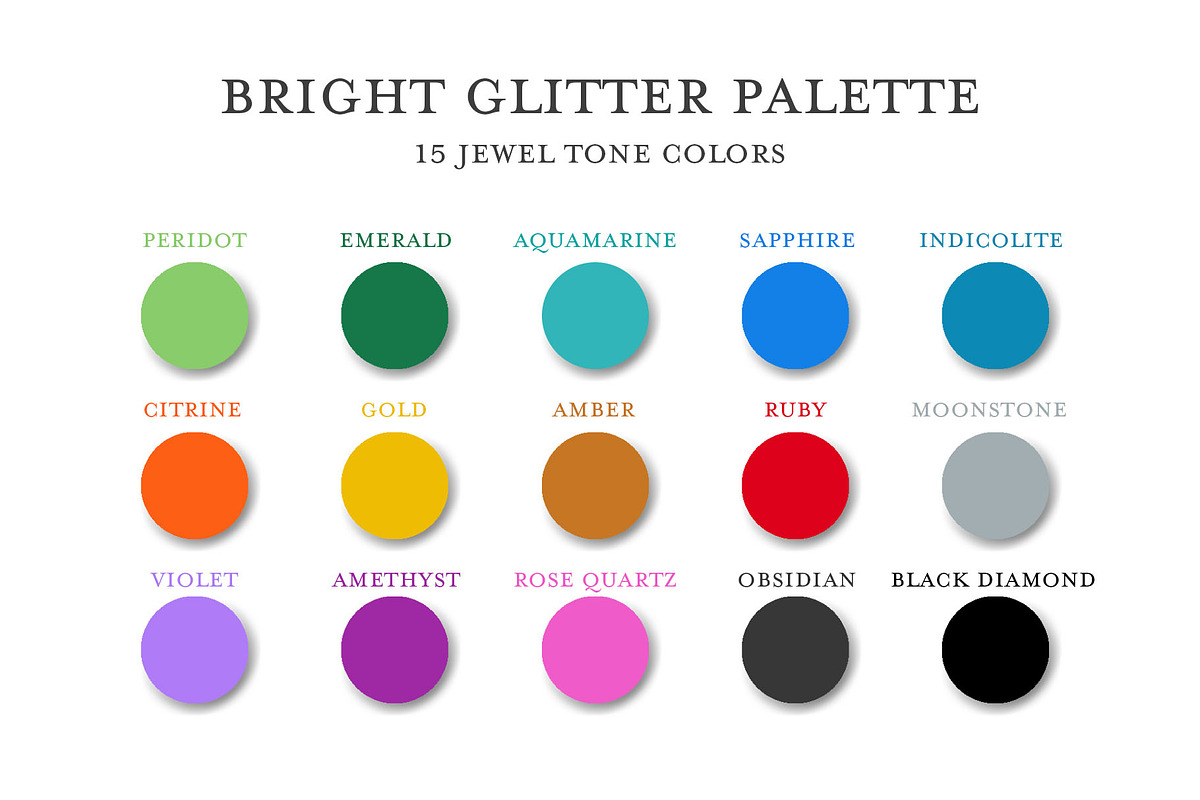 Bright Glitter Brush Pack -Procreate preview 8