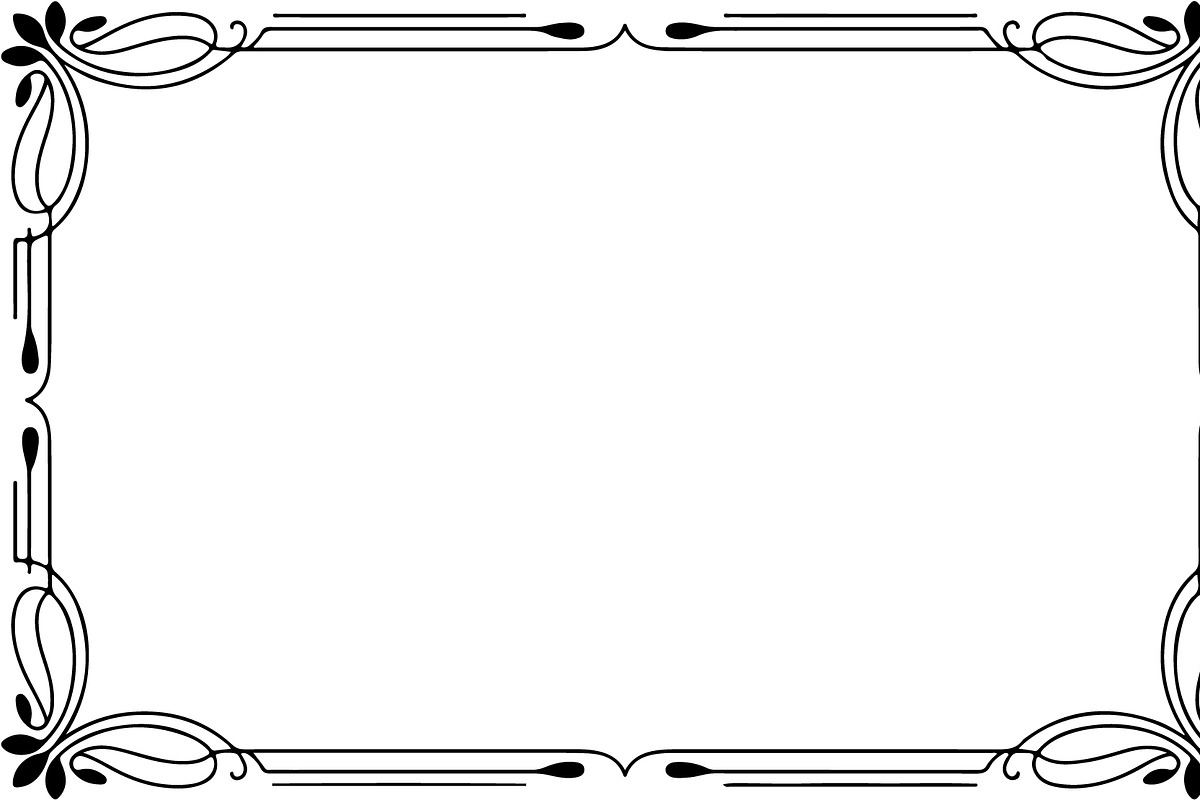 Elegant Decorative Border Frame, a Decorative Illustration by himelgfx (Photo 5 of 21)