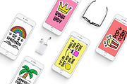60 Trendy Icons + Stickers Artpack, an Outline Icon by Pulpixel Design (Thumbnail 6 of 13)
