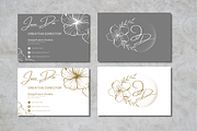 Aesthetic Business Card Template, a Business Card Template by WynterLife Studio (Thumbnail 1 of 6)