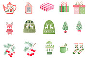 Watercolor Christmas Clipart, an Illustration by Designworld (Thumbnail 4 of 4)