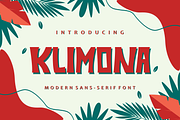 Klimona font, a Sans Serif Font by VectorCraft (Thumbnail 1 of 4)