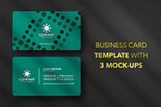 Business card Template & 3 Mock-up, a Business Card Template by Smashing_Studio (Thumbnail 1 of 10)