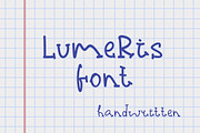 Lumeris handwritten font, a Handwritten Font by MixedArt (Thumbnail 1 of 5)