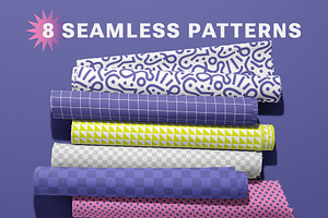 Geometric Seamless Patterns, a Pattern Graphic by Playground