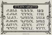 Auskane Victorian Font, a Blackletter Font by madeDeduk (Thumbnail 6 of 8)