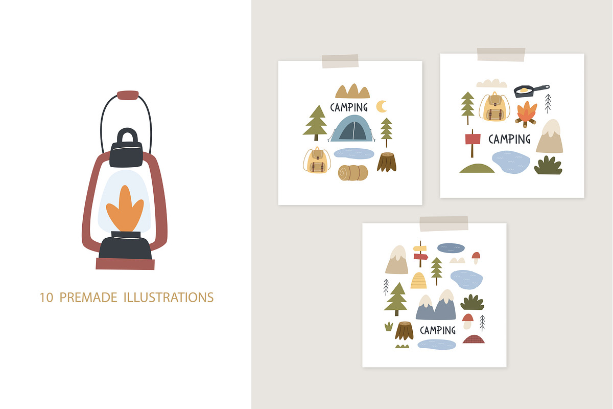 Camping, a Graphic by AnnieArt (Photo 3 of 7)