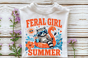 Funny Raccoon Flamingo Sublimation, a Seasonal Illustration by DreamPrint404 (Thumbnail 2 of 6)