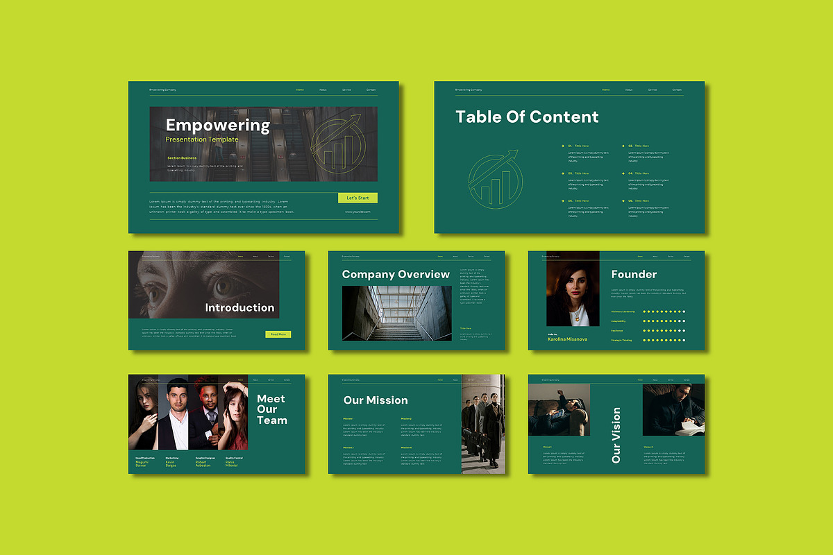 Empowering Powerpoint Presentation, a Presentation Template by VanillineGraph (Photo 2 of 5)