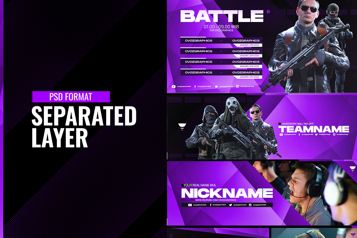 E- Sports Social Media Template, a Social Media Template by Creathift (Photo 4 of 7)