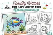 Bold and Easy Comfy Ocean, an Animal Illustration by Ink Gallery (Thumbnail 1 of 9)