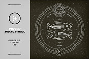 ♓ Pisces Zodiac Symbol, an Object Graphic by painterr (Thumbnail 1 of 2)
