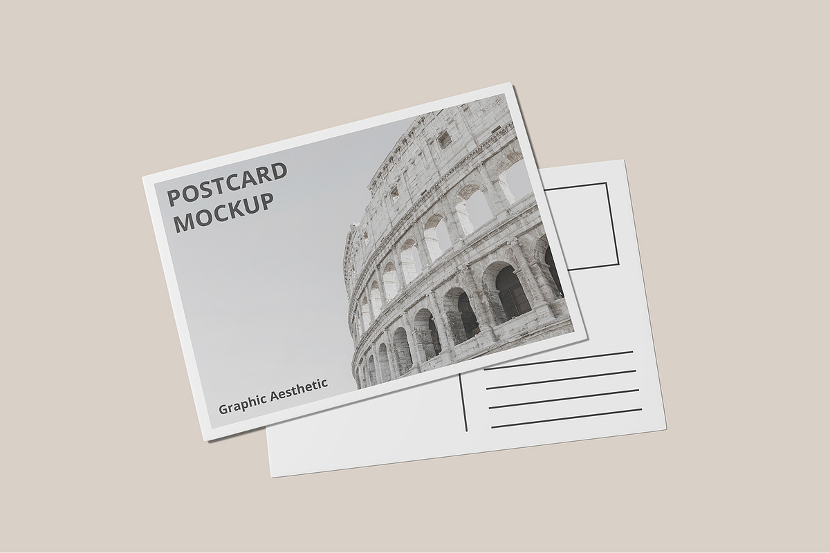 Postcard Invitation Mockup Bundles, a Card Template by Graphic Aesthetic (Photo 14 of 22)