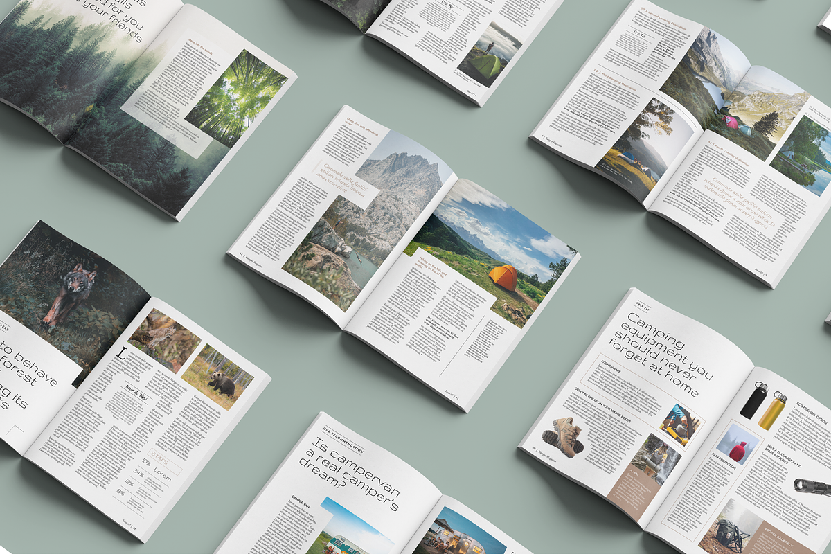 KAMPER - Travel Magazine, a Magazine Template by SonaGeciova (Photo 3 of 17)