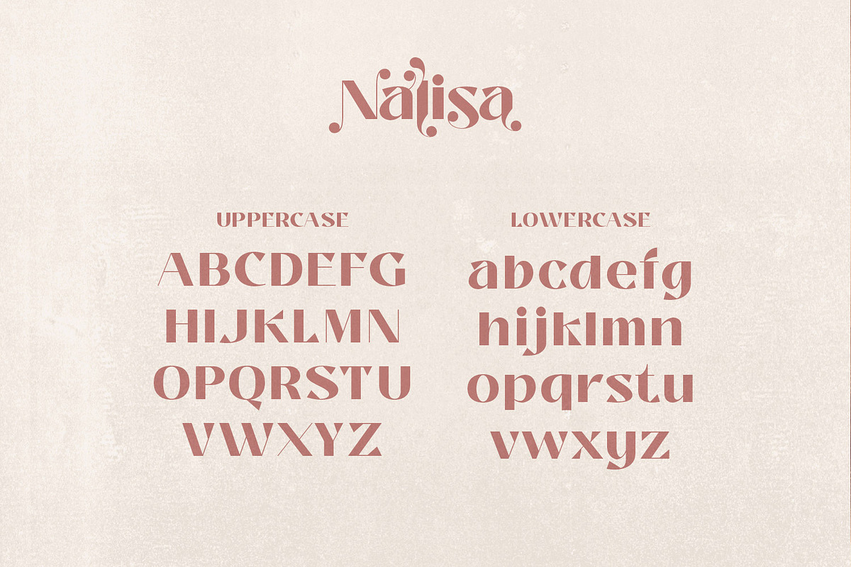Nalisa Font - Modern beauty font, a Sans Serif Font by creativemedialab (Photo 3 of 10)