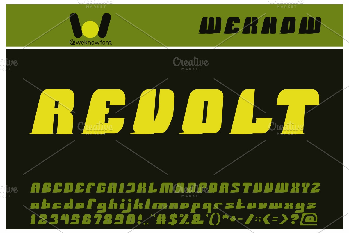 Black Mamba, a Font by weknow (Photo 4 of 5)