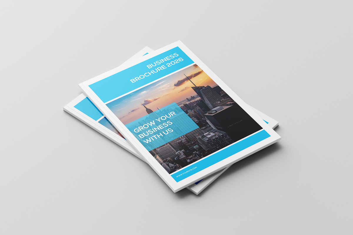 Corporate Brochure Template, a Brochure Template by Template Shop (Photo 9 of 11)