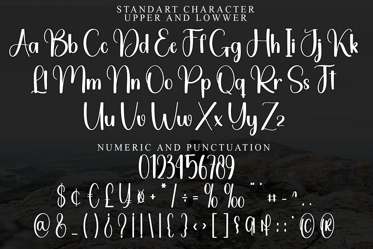 Winter Weather, a Sans Serif Font by FreshTypeINK (Photo 8 of 8)