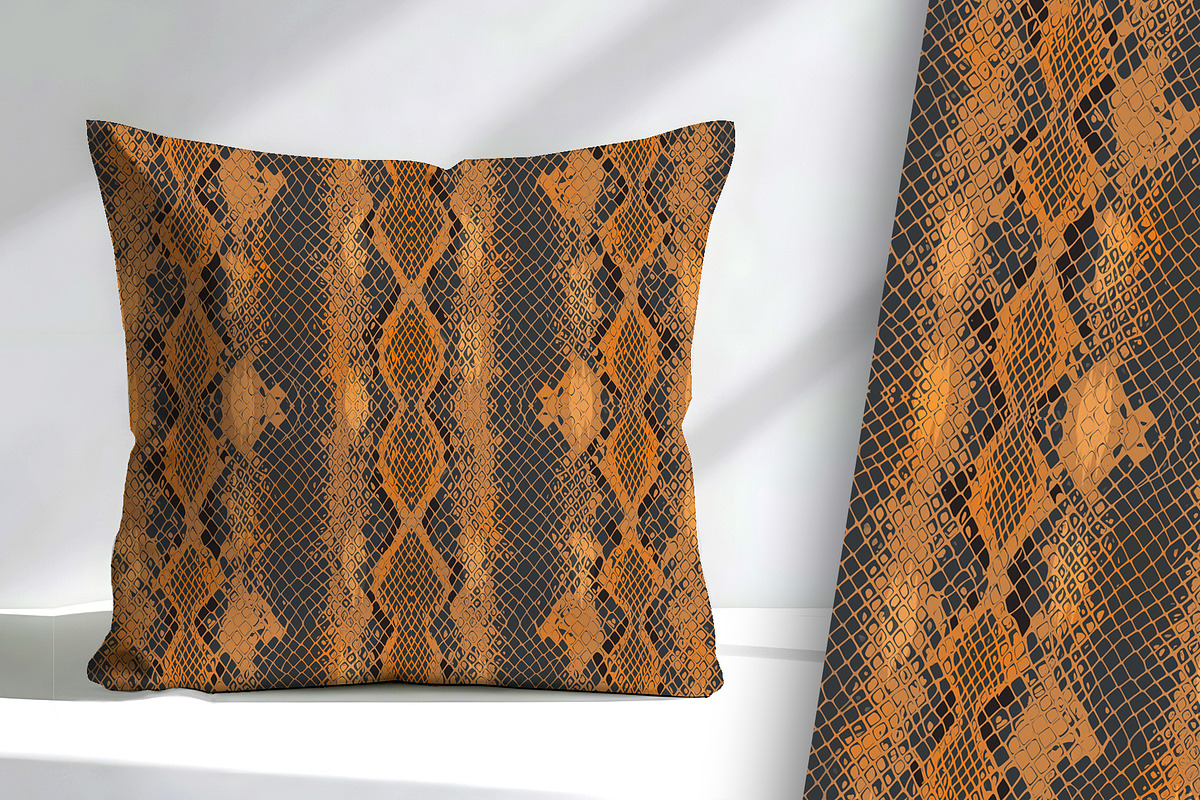Brown Snake Skin Seamless Repeat, a Pattern Graphic by Sharon Schwalbe (Photo 1 of 7)