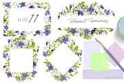 French Blues-Design Pack!, an Illustration by watercolorwild.graphics (Thumbnail 5 of 11)