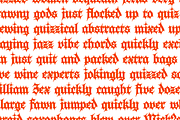 UKOL typeface, a Blackletter Font by TypeMate (Thumbnail 9 of 12)