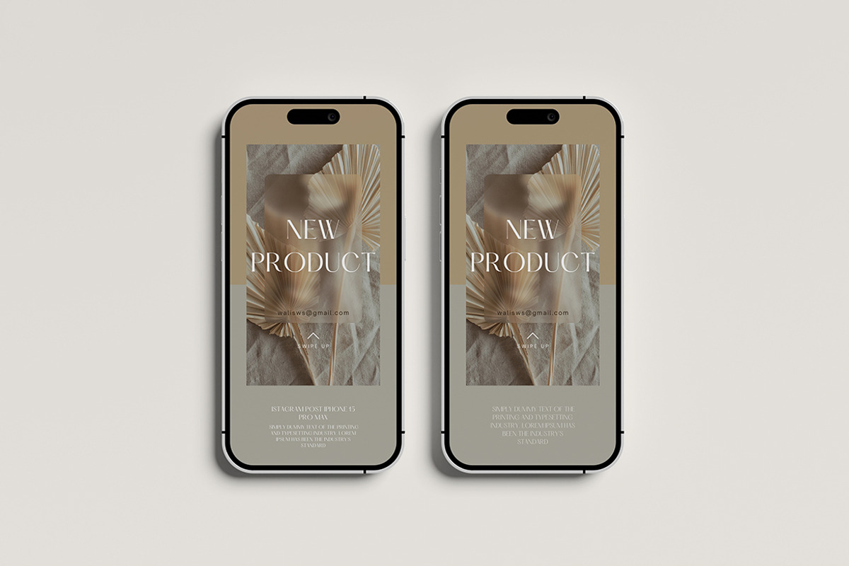 iNstagram post mockup, an iPhone Mockup by HanaSaka_Studio (Photo 3 of 5)