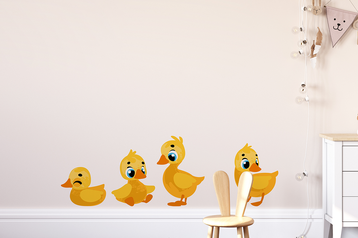 Ducks and ducklings, an Animal Illustration by tata_ota (Photo 6 of 9)