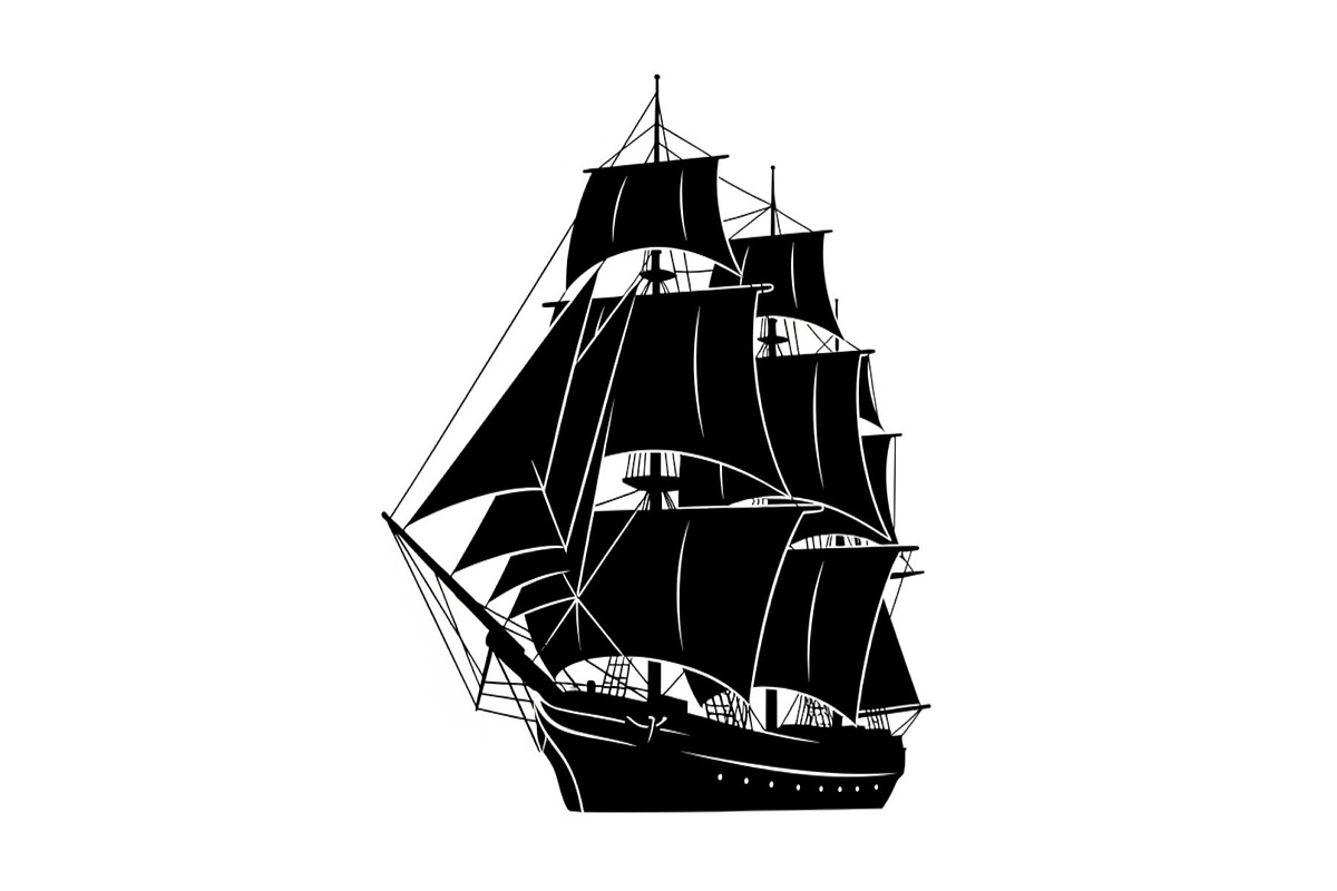 Vintage Sailing Ship SVG Bundle, an Illustration by Designs_River (Photo 16 of 31)
