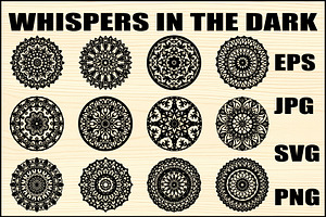 Whispers Mandala Bundle, an Object Graphic by jahid234