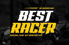 Best Racer - Racing Font