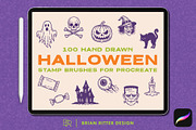 Halloween Stamp Brushes, a Brush Add-On by Brian Ritter Design (Thumbnail 1 of 5)