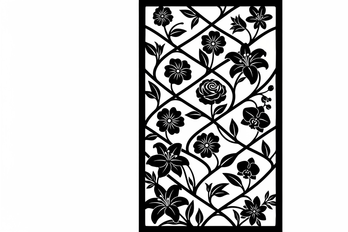 Elegant seamless pattern laser cut, a Decorative Illustration by Amazin_art (Photo 23 of 51)